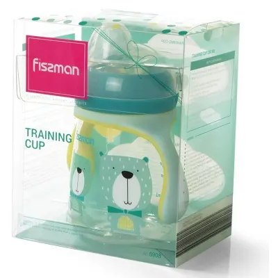 Бутылочка для кормления детская Baby Мистер Пес 260 мл с ручками Fissman DP43978
