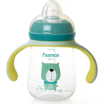 Бутылочка для кормления детская Baby Мистер Пес 260 мл с ручками Fissman DP43978 Бутылочка для кормления детская Baby Мистер Пес 260 мл с ручками Fissman DP43978