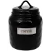 Банка Bona фарфор Necollie Coffee 1500 мл Черная DP77586