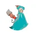 Детский скутер Blue Smoby OL82822