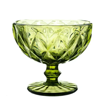 Стеклянные креманки 300 мл Verde brillante Lefard AL91090 Стеклянные креманки 300 мл Verde brillante Lefard AL91090