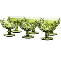 Стеклянные креманки 300 мл Verde brillante Lefard AL91090 Стеклянные креманки 300 мл Verde brillante Lefard AL91090