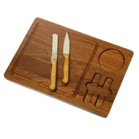 Доска сырная с ножами 33х23 см Lefard AL91131 Доска сырная с ножами 33х23 см Lefard AL91131