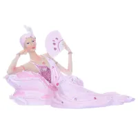 Фігурка декоративна Lady in pink 25х14х15 см Lefard AL96546 Білий