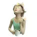 Фигурка Girl in turquoise 265х16х11 Lefard AL97898 Белый