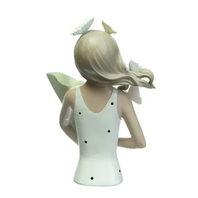 Фигурка Girl in white 32х20х13 см Lefard AL97903 Белый
