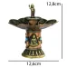 Подставка для благовоний Ручная Работа Лотос Рождение Будды 12,6x12,6x12,8 см Медный (26638)