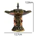 Подставка для благовоний Ручная Работа Лотос Ваджр 12,7x12,7x12,8 см Медный (26641) Подставка для благовоний Ручная Работа Лотос Ваджр 12,7x12,7x12,8 см Медный (26641)