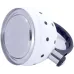 Чайник 2л из нержавеющей стали со свистком в горошек белый Kamille DP112953