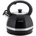 Чайник 3л из нержавеющей стали со свистком черный Kamille DP112959