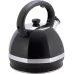 Чайник 3л из нержавеющей стали со свистком черный Kamille DP112959