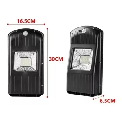 Уличный фонарь светильник солнечный CcLamp CL-110 с датчиком движения 30W Черный Уличный фонарь светильник солнечный CcLamp CL-110 с датчиком движения 30W Черный
