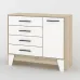 Комод Тиса Мебель 111 Дуб сонома Белый 95x40x112 см