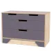 Комод Тиса Мебель 123 Дуб сонома Графит 63x40x90 см