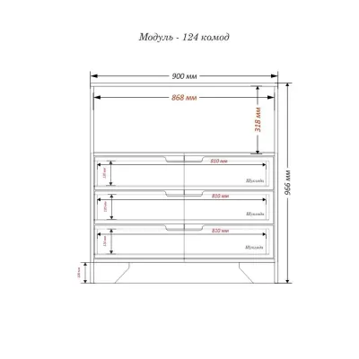 Комод Тиса Мебель 124 Дуб сонома Графит 96x40x90 см Комод Тиса Мебель 124 Дуб сонома Графит 96x40x90 см