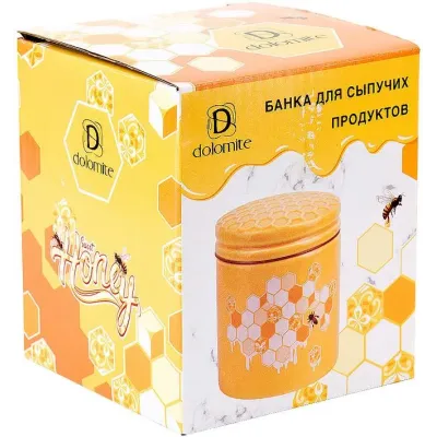 Керамическая Банка Bona 480 мл Желтая DP113598