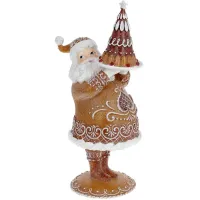 Фігурка новорічна Санта brown 43 см Bona DP113728 Фігурка новорічна Санта brown 43 см Bona DP113728
