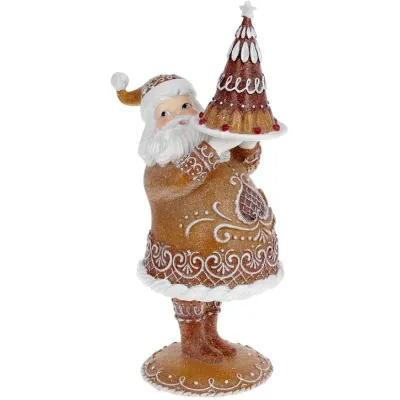 Фигурка новогодняя Санта brown 43 см Bona DP113728