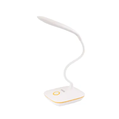 Лампа настільна гнучка MASTERTOOL 125х100х350 мм COB LED USB/3xAA ABS 94-0814