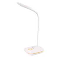 Лампа настільна гнучка MASTERTOOL 125х100х350 мм COB LED USB/3xAA ABS 94-0814