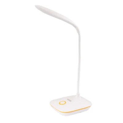 Лампа настільна гнучка MASTERTOOL 125х100х350 мм COB LED USB/3xAA ABS 94-0814
