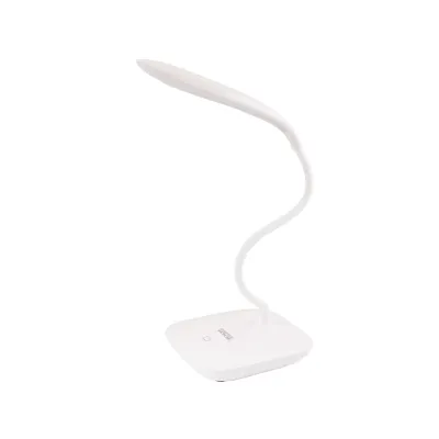 Лампа настільна гнучка MASTERTOOL сенсорний вмикач 3 режими 125х100х350 мм COB LED USB/3xAA ABS 94-0815