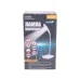 Лампа настільна гнучка MASTERTOOL сенсорний вмикач 3 режими 125х100х350 мм COB LED USB/3xAA ABS 94-0815