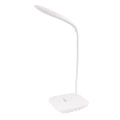 Лампа настільна гнучка MASTERTOOL сенсорний вмикач 3 режими 125х100х350 мм COB LED USB/3xAA ABS 94-0815