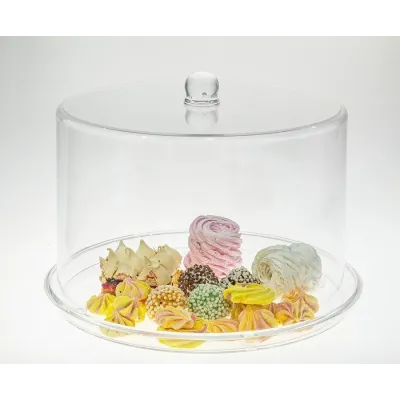 Подставка с крышкой для торта One Chef акриловая 34×25 см
