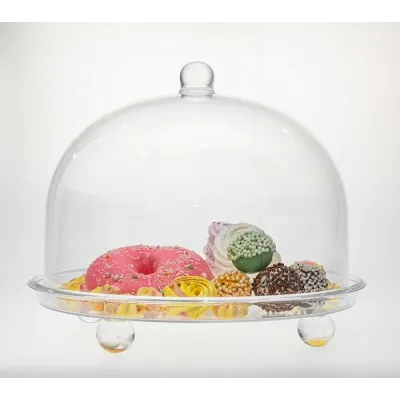 Подставка One Chef с крышкой для торта акриловая 34,5×28 см