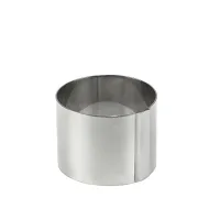 Форма круглая из нержавеющей стали One Chef 8х6 см