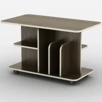 Журнальний столик Тиса Мебель Баварія Венге 55x60x90 см