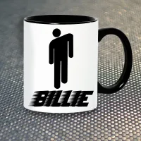 Чашка Fan Girl Людина Біллі Айліш Billie Eilish New (14537) 330 мл Різнокольоровий