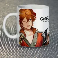 Чашка Fan Girl Тарталья та Чжун Лі Геншин Імпакт - Genshin Impact New (14565) 330 мл Різнокольоровий Чашка Fan Girl Тарталья та Чжун Лі Геншин Імпакт - Genshin Impact New (14565) 330 мл Різнокольоровий