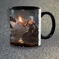 Чашка Fan Girl Сирі Відьмак The Witcher New (14414) 330 мл Чорний Чашка Fan Girl Сирі Відьмак The Witcher New (14414) 330 мл Чорний