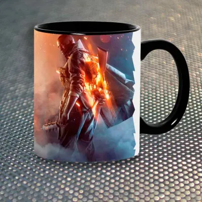 Чашка Fan Girl Поле Битви Battlefield 1 New (14415) 330 мл Чорний Чашка Fan Girl Поле Битви Battlefield 1 New (14415) 330 мл Чорний