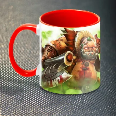 Чашка Fan Girl Персонаж Пудж з Ігри Дота 2 Pudge New (14376) 330 мл Червоний Чашка Fan Girl Персонаж Пудж з Ігри Дота 2 Pudge New (14376) 330 мл Червоний