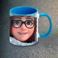 Чашка Fan Girl Мей Mei Overwatch New (14447) 330 мл Блакитний Чашка Fan Girl Мей Mei Overwatch New (14447) 330 мл Блакитний