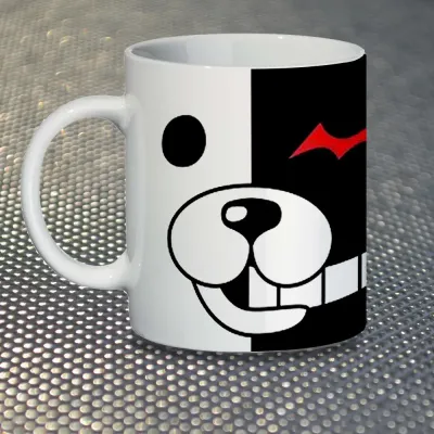 Чашка Fan Girl Монокума Данганронпа - Danganronpa New (14568) 330 мл Різнокольоровий