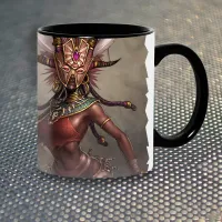 Чашка Fan Girl Маска Діабло Diablo New (14398) 330 мл Чорний Чашка Fan Girl Маска Діабло Diablo New (14398) 330 мл Чорний