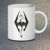 Чашка Fan Girl Логотип Скайрім The Elder Scrolls V: Skyrim New (14481) 330 мл Чашка Fan Girl Логотип Скайрім The Elder Scrolls V: Skyrim New (14481) 330 мл