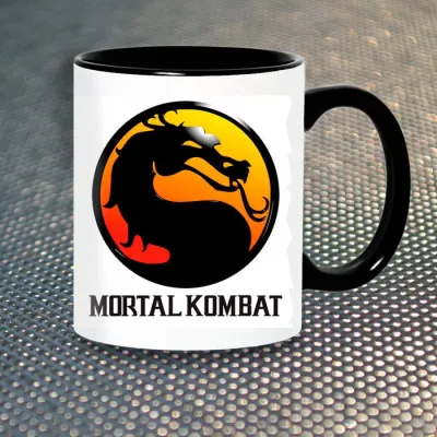 Чашка Fan Girl Логотип Мортал Комбат Mortal Kombat New (14503) 330 мл Різнокольоровий Чашка Fan Girl Логотип Мортал Комбат Mortal Kombat New (14503) 330 мл Різнокольоровий
