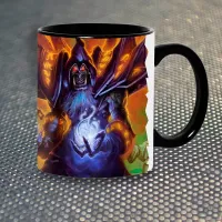Чашка Fan Girl Гулдан Hearthstone New (14403) 330 мл Чорний