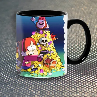 Чашка Fan Girl Гравіти Фолз Gravity Falls New (14459) 330 мл Різнокольоровий