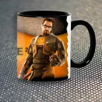 Чашка Fan Girl Гордон Фрімен Half-Life 3 New (14431) 330 мл Чорний Чашка Fan Girl Гордон Фрімен Half-Life 3 New (14431) 330 мл Чорний