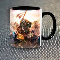 Чашка Fan Girl Варкрафт World of Warcraft WOW New (14388) 330 мл Чорний