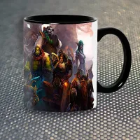 Чашка Fan Girl Варкрафт World of Warcraft New (14384) 330 мл Чорний