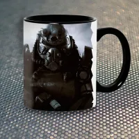 Чашка Fan Girl Броня Т-51 Fallout 76 New (14442) 330 мл Черный Чашка Fan Girl Броня Т-51 Fallout 76 New (14442) 330 мл Черный