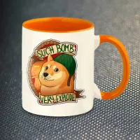 Чашка Fan Girl Such Bomb КС ГО CS GO New (14472) 330 мл Різнокольоровий Чашка Fan Girl Such Bomb КС ГО CS GO New (14472) 330 мл Різнокольоровий