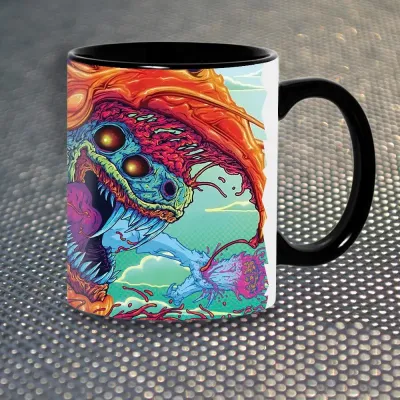 Чашка Fan Girl Hyper Beast Skin CS GO New (14381) 330 мл Чорний